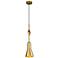 Bijou Small Aged Brass Pendant