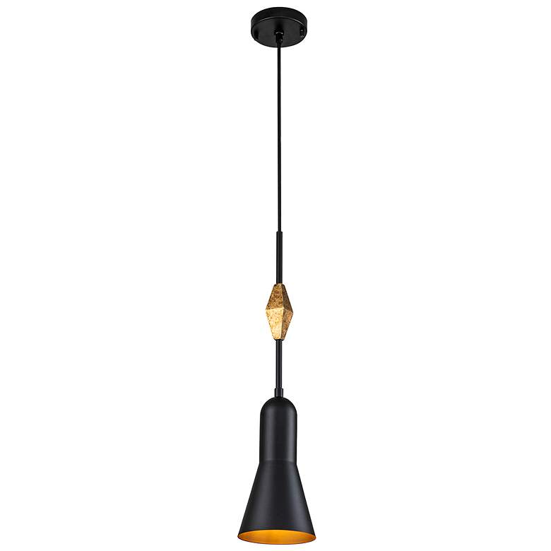 Image 1 Bijou Small Black Pendant