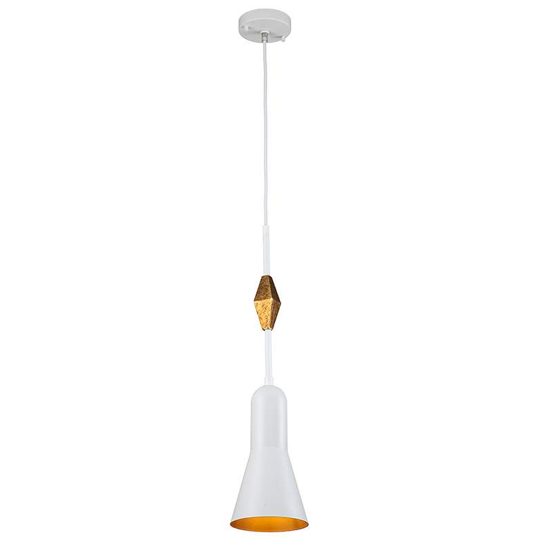 Image 1 Bijou Small White Pendant
