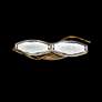2_Bijoux 5"H x 19.13"W 2-Light Crystal Bath Bar in Aged Brass more views