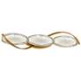 1_Bijoux 5"H x 27.38"W 3-Light Crystal Bath Bar in Aged Brass