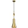 Bijoux Aged Brass with Geometric Figure