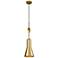 Bijoux Aged Brass with Geometric Figure