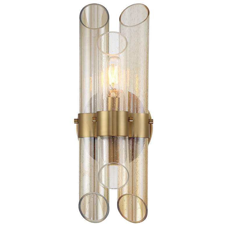 Image 1 Biltmore 1-Light Wall Sconce in Warm Brass