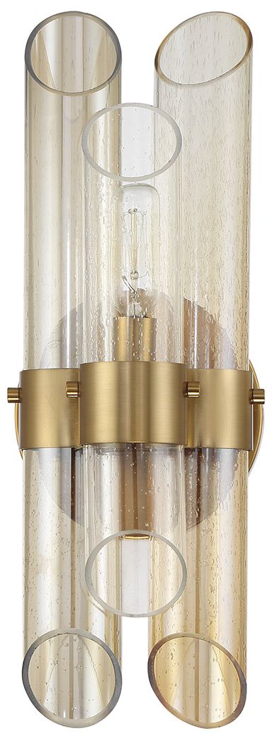 Image 2 Biltmore 1-Light Wall Sconce in Warm Brass more views