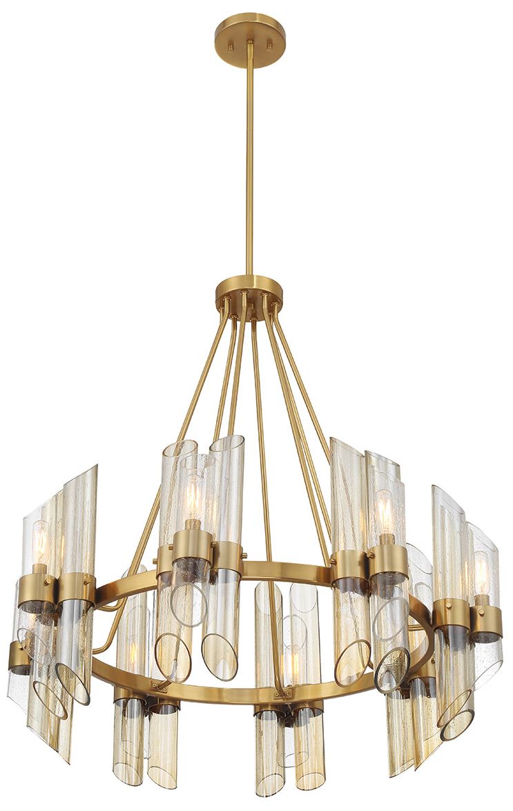 Image 4 Biltmore 8-Light Chandelier in Warm Brass more views