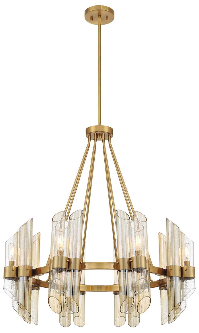 Image 5 Biltmore 8-Light Chandelier in Warm Brass more views