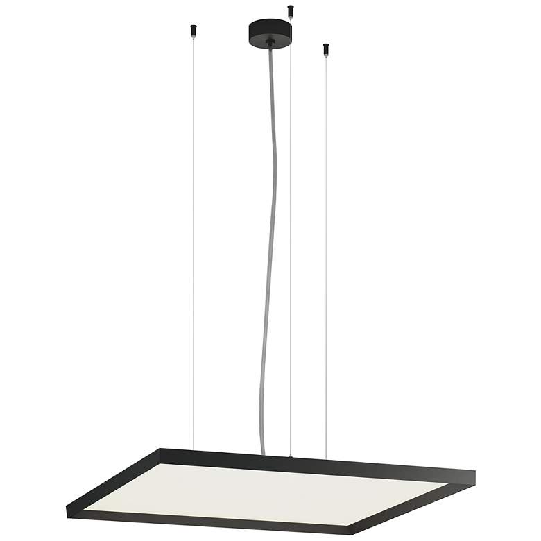 Image 1 Bina 24 inch Square Direct/Indirect Light Black Pendant