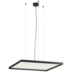 Bina - Square Pendant - Direct-Indirect Light - 32" - Black Finish