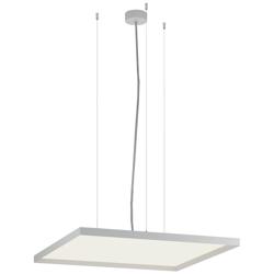 Bina - Square Pendant - Direct Light - 32" - White Finish