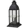 1_Bingham 21 1/4"H Graystone 3-Light LED Outdoor Pier Light