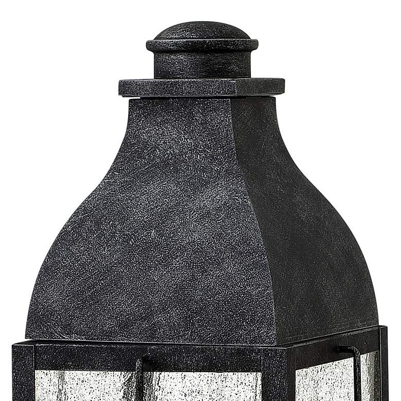 Image 5 Bingham 21 1/4"H Graystone 3-Light LED Outdoor Pier Light more views
