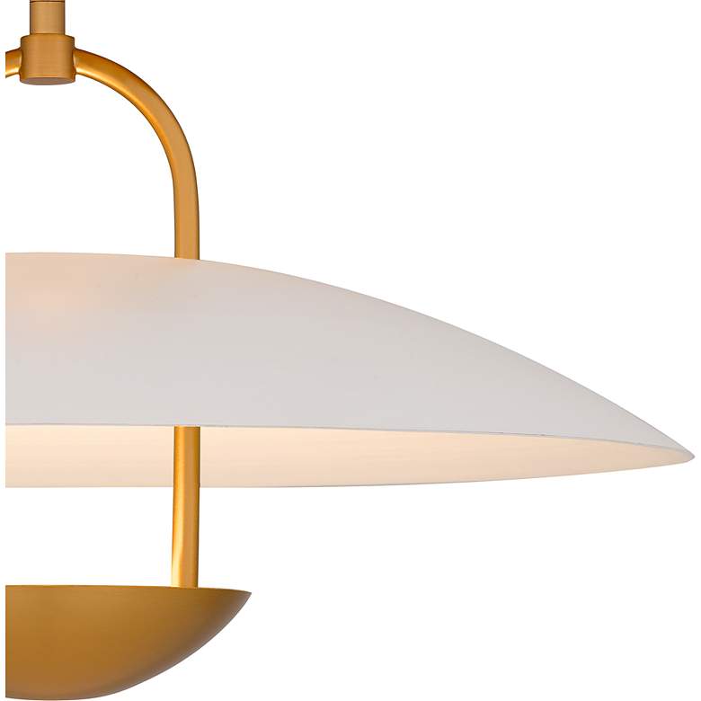 Image 5 Bingham Integrated LED Brushed Gold Pendant more views