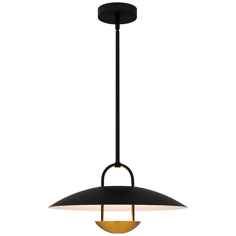 Image 1 Bingham Integrated LED Matte Black Pendant