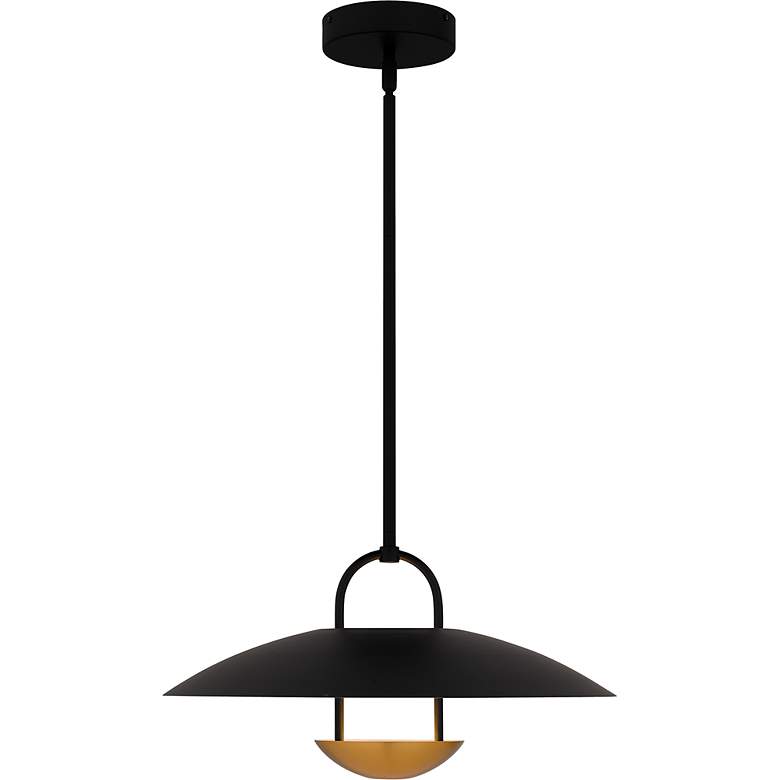 Image 3 Bingham Integrated LED Matte Black Pendant more views