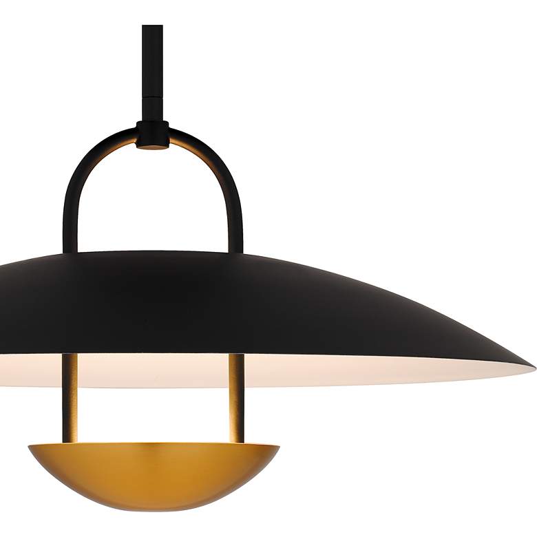 Image 5 Bingham Integrated LED Matte Black Pendant more views