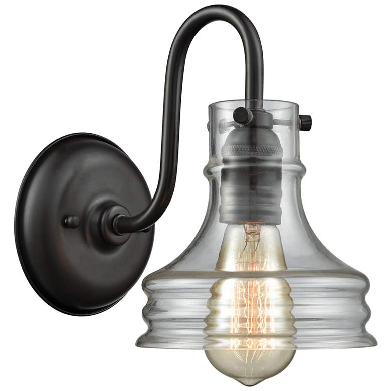 Image 1 Binghamton 9 inch High Oil Rubbed Bronze Wall Sconce