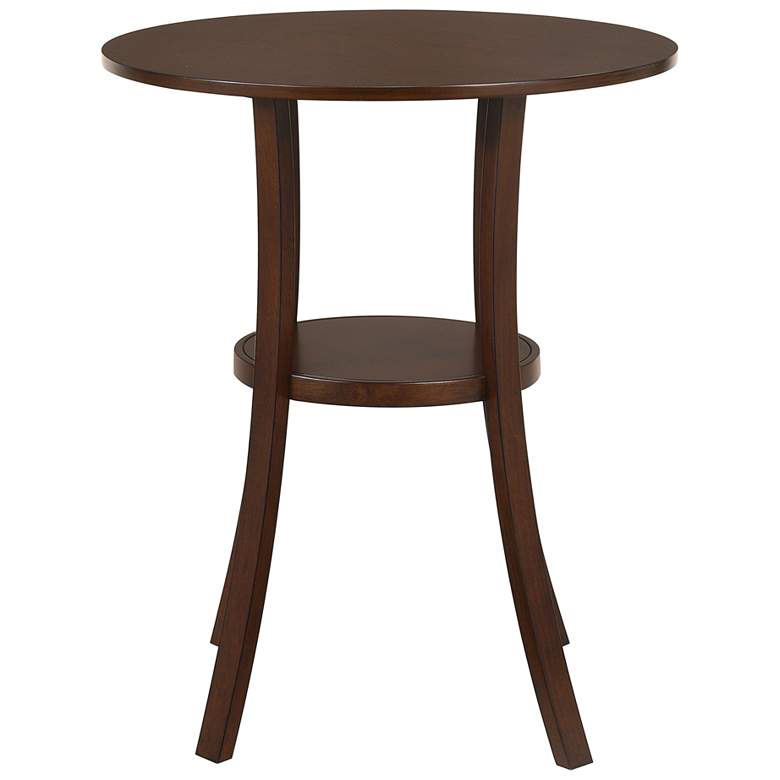 Image 5 Bingo Brown Expresso Cherry 3-Piece Counter Height Table Set more views