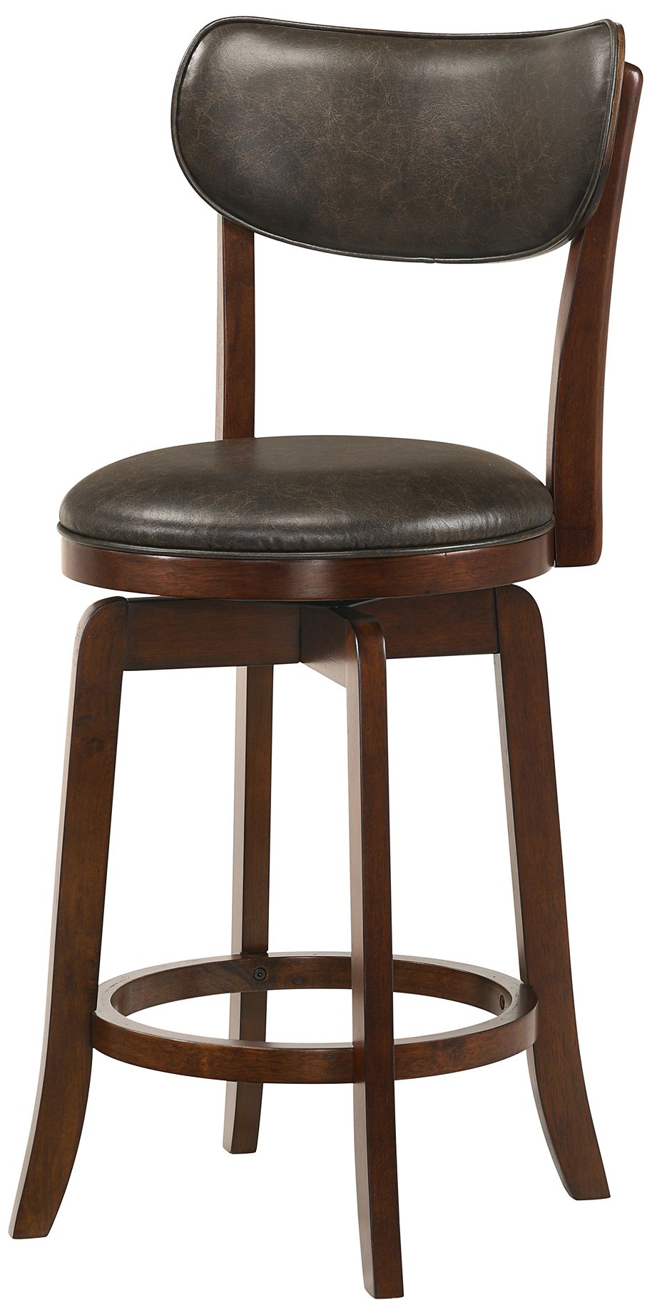 Bingo Brown Expresso Cherry 3-Piece Counter Height Table Set