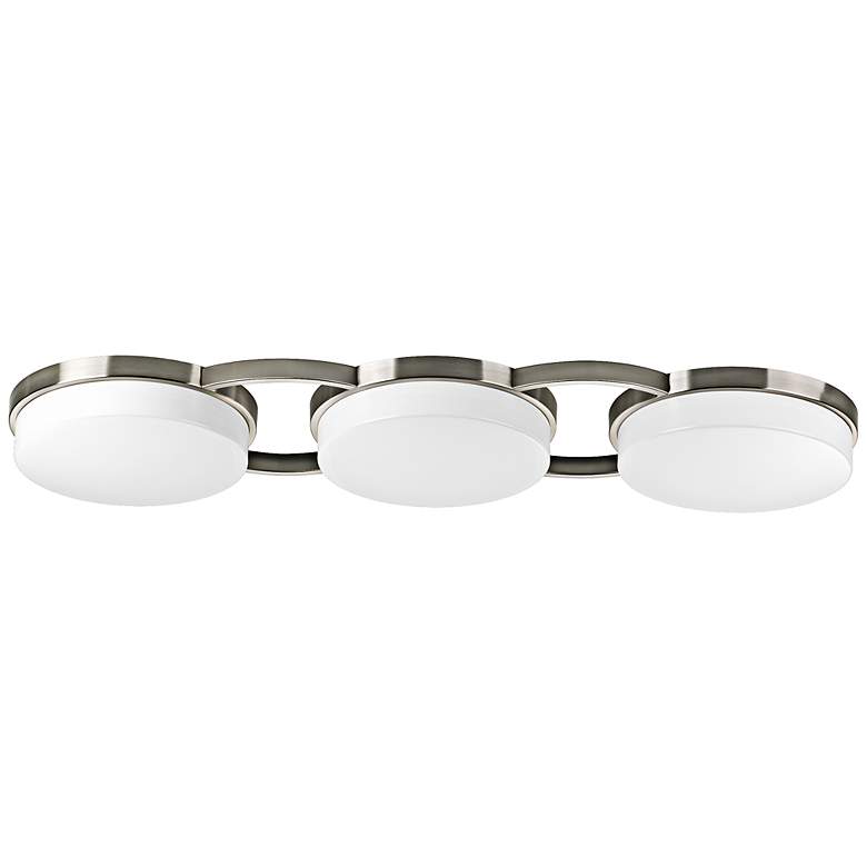 Image 1 Bingo Collection 40 inch Wide Brushed Nickel Ceiling Light