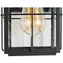 5_Bioeasdera 11"H Textured Black Outdoor Wall Lights Set of 2 more views