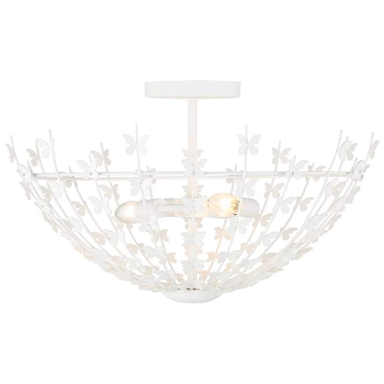 Image 1 Birch 3-Light Ceiling Light in Bisque White