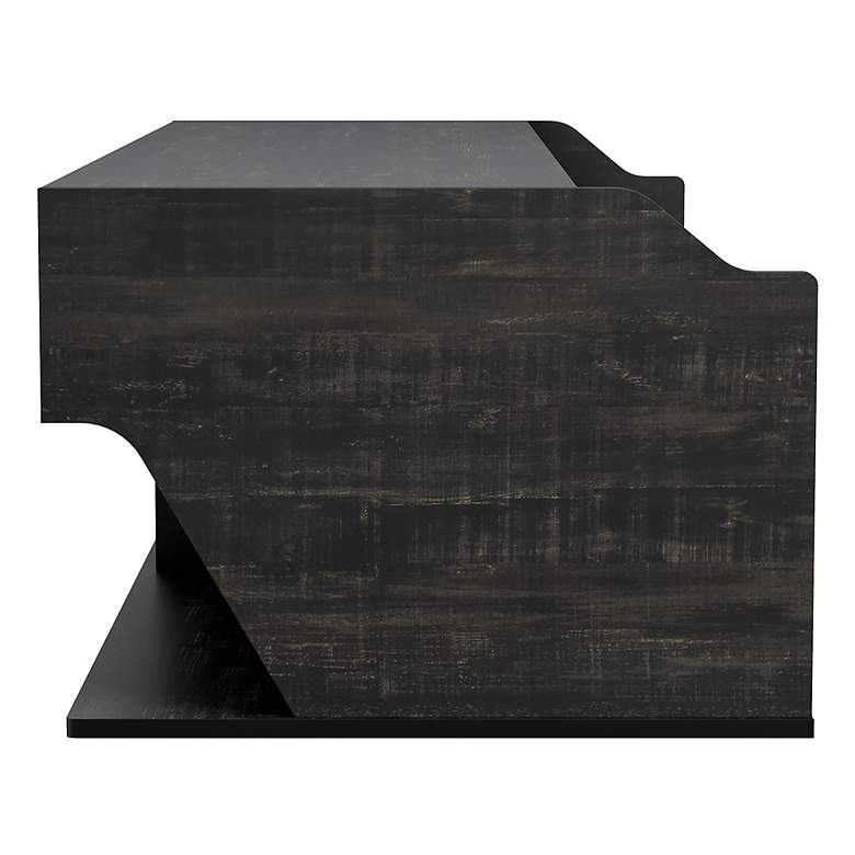 Image 3 Birch 44 1/2" Wide Reclaimed Black Oak Lift-Top Coffee Table more views