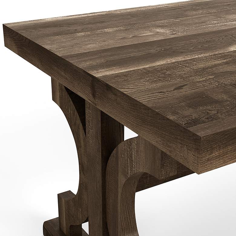 Image 3 Birch 47 1/4" Wide Reclaimed Oak Rectangle Coffee Table more views