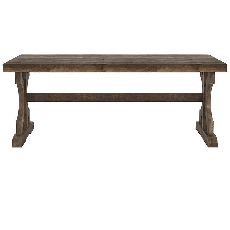 Image 6 Birch 47 1/4" Wide Reclaimed Oak Rectangle Coffee Table more views