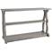 Birch 47 1/4" Wide Vintage Gray Oak 2-Shelf Console Table