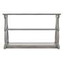 3_Birch 47 1/4" Wide Vintage Gray Oak 2-Shelf Console Table more views