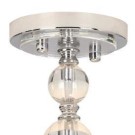 Image2 of Birch Blonde 16" Wide Crystal Accent Semi-Flush Ceiling Light more views