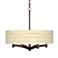 Birch Blonde Ava 6-Light Bronze Pendant Chandelier