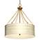Birch Blonde Dana Antique Brass Pendant Light
