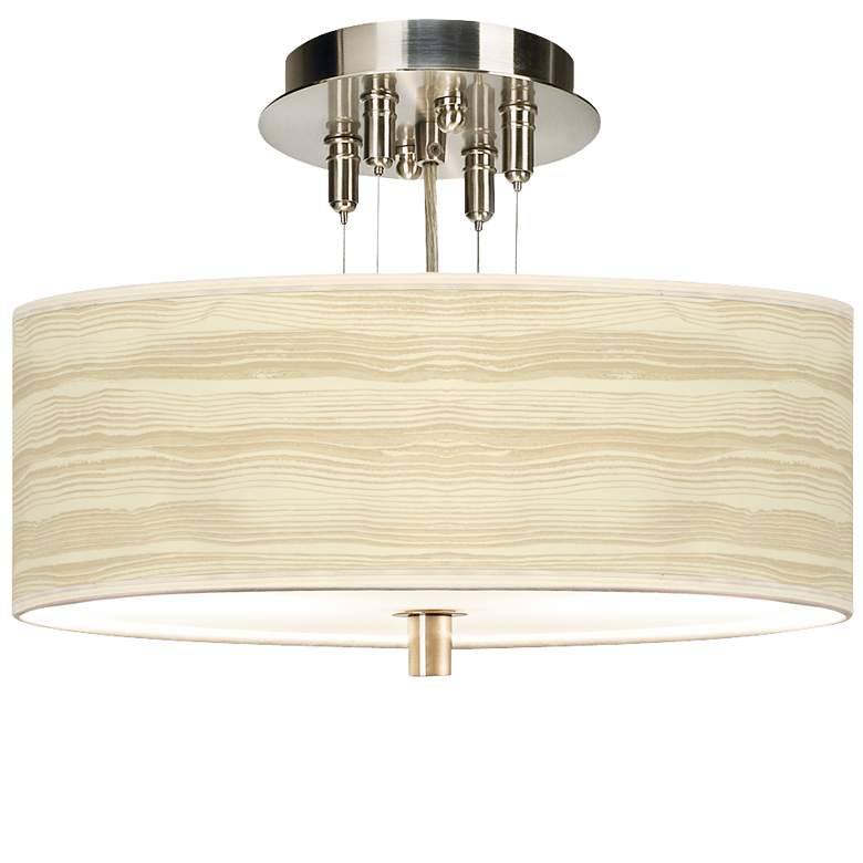 Image 1 Birch Blonde Giclee 14" Wide Ceiling Light