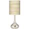 Birch Blonde Giclee Droplet Table Lamp
