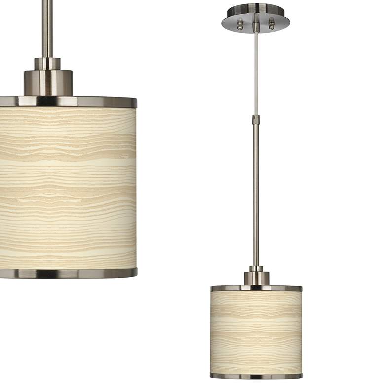 Image 1 Birch Blonde Giclee Glow Mini Pendant Light