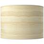 Birch Blonde Giclee Round Drum Lamp Shade 15.5x15.5x11 (Spider)