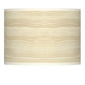 Image1 of Birch Blonde Pattern Modern Rustic Giclee Lamp Shade 13.5x13.5x10 (Spider)