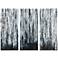 Birch Forest 35" High 3-Piece Canvas Wall Art Set