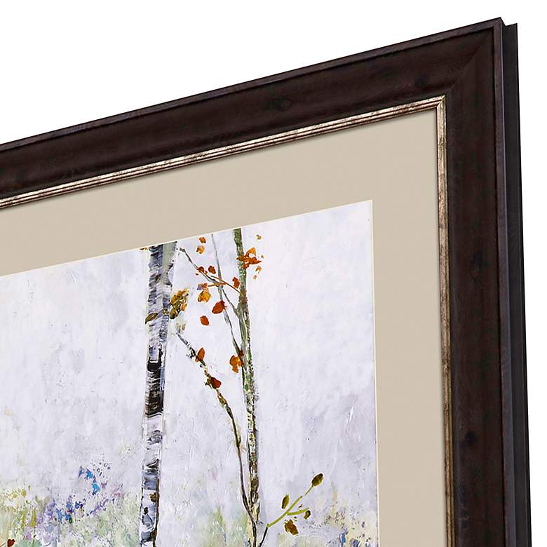 Image 2 Birch Forest II 42" Square Giclee Framed Wall Art more views