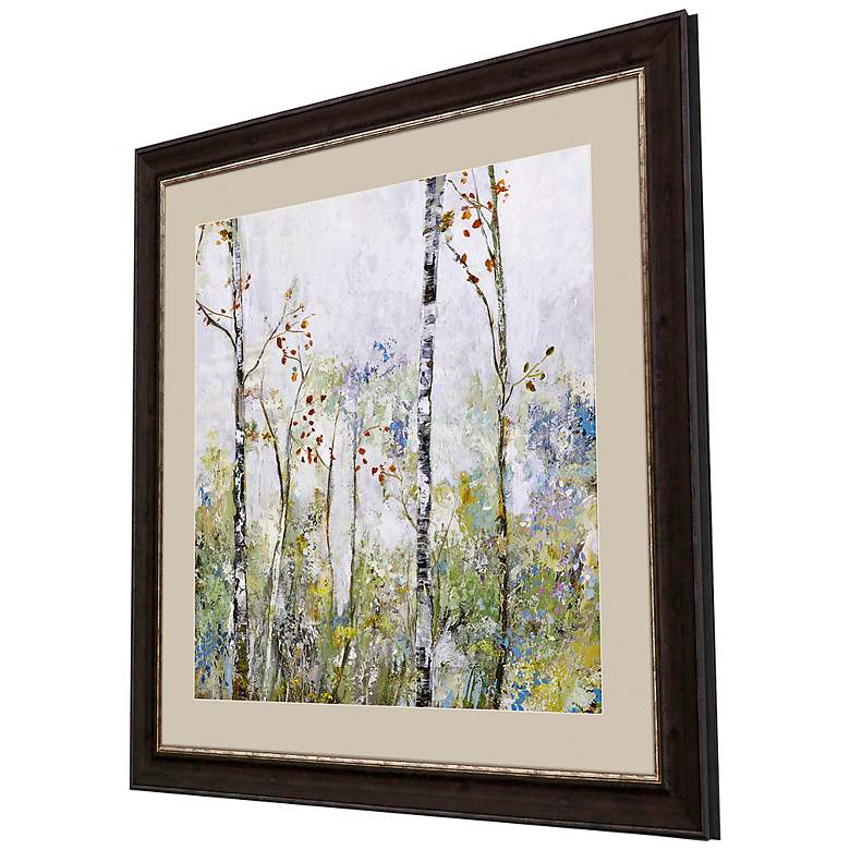 Image 3 Birch Forest II 42" Square Giclee Framed Wall Art more views
