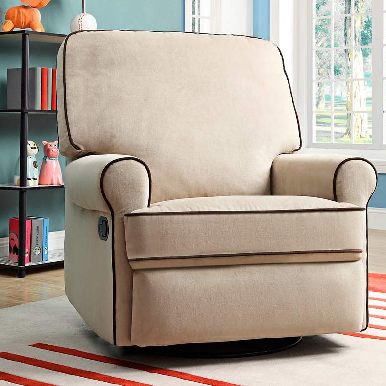 Image 1 Birch Hill Stella Doe Swivel Rocker Glider-Recliner