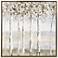 Birch Shade 30in X 40in Hand Painted Framed Textured Stretched Canvas