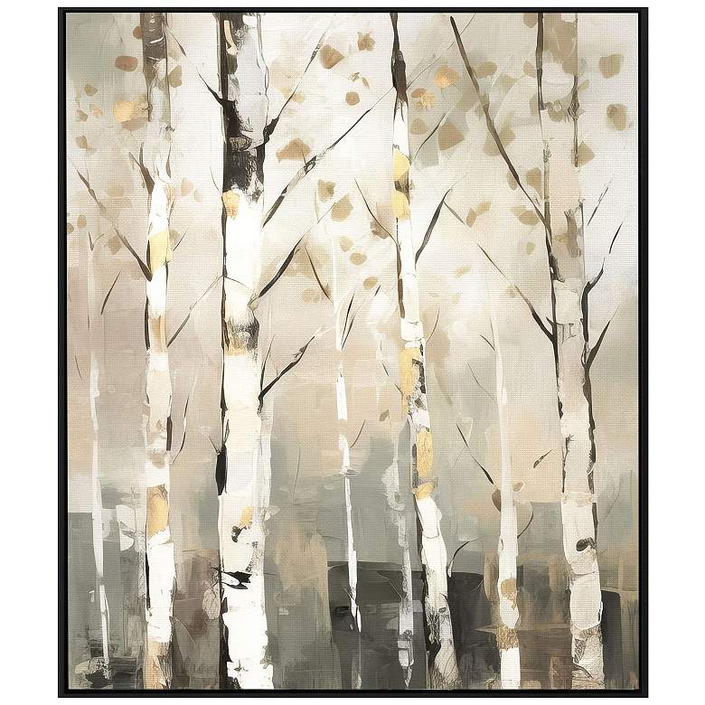 Image 1 Birch Silhouette III 29"W x 35"H Canvas