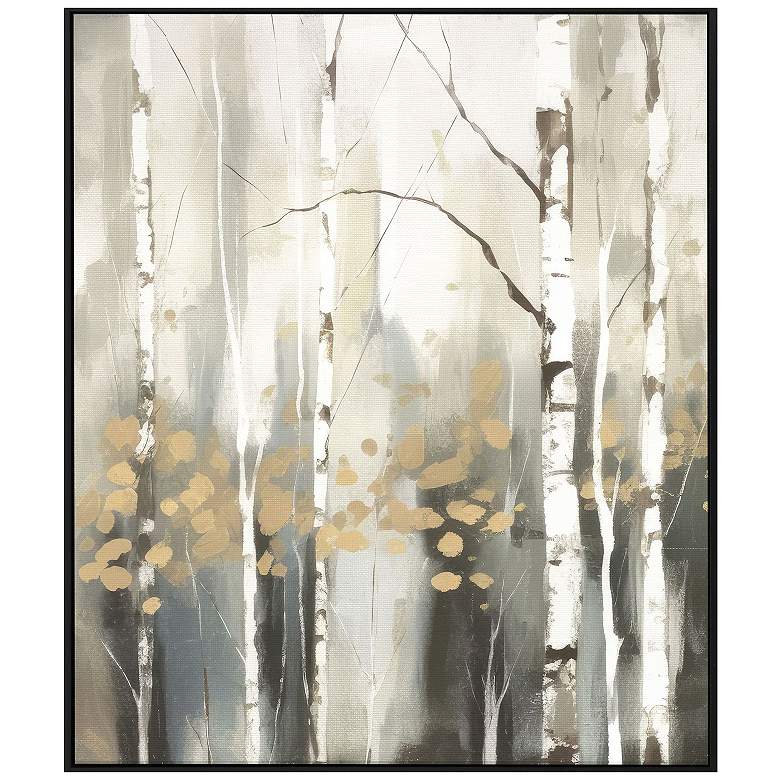 Image 1 Birch Silhouette IV 29"W x 35"H Canvas