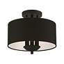 6_Birchwood 3 Light Black Semi-Flush Mount more views