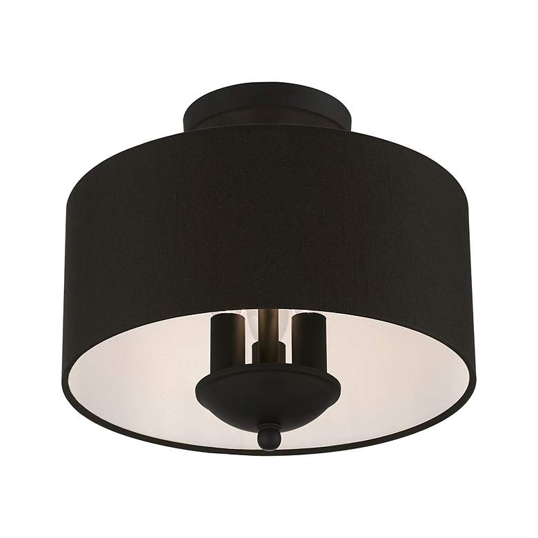 Image 7 Birchwood 3 Light Black Semi-Flush Mount more views
