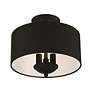 7_Birchwood 3 Light Black Semi-Flush Mount more views