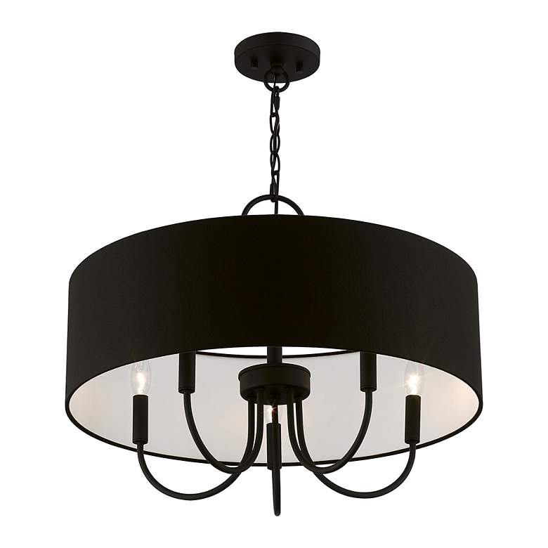 Image 5 Birchwood 5 Light Black Pendant more views